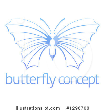 Royalty-Free (RF) Butterfly Clipart Illustration by AtStockIllustration - Stock Sample #1296708