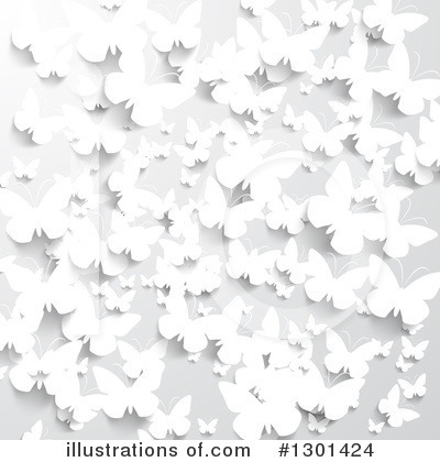 Butterflies Clipart #1301424 by vectorace