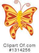 Butterfly Clipart #1314256 by Zooco