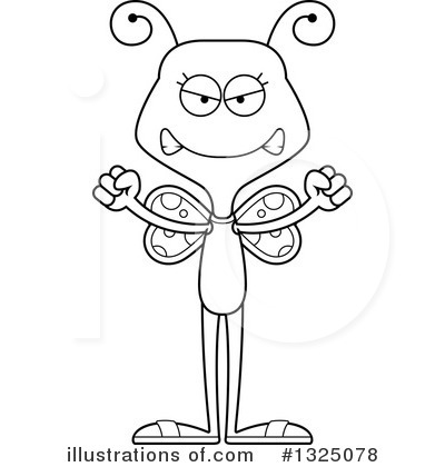 Royalty-Free (RF) Butterfly Clipart Illustration by Cory Thoman - Stock Sample #1325078