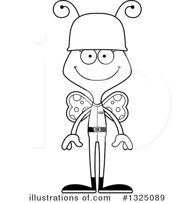 Royalty-Free (RF) Butterfly Clipart Illustration by Cory Thoman - Stock Sample #1325089