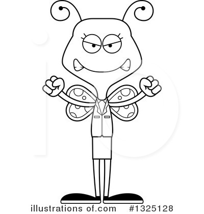 Royalty-Free (RF) Butterfly Clipart Illustration by Cory Thoman - Stock Sample #1325128