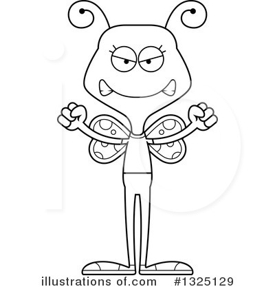 Royalty-Free (RF) Butterfly Clipart Illustration by Cory Thoman - Stock Sample #1325129