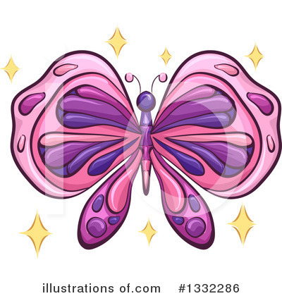 Royalty-Free (RF) Butterfly Clipart Illustration by BNP Design Studio - Stock Sample #1332286