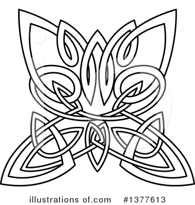 Royalty-Free (RF) Butterfly Clipart Illustration by Vector Tradition SM - Stock Sample #1377613
