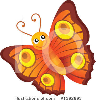 Royalty-Free (RF) Butterfly Clipart Illustration by visekart - Stock Sample #1392893