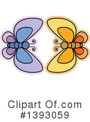 Butterfly Clipart #1393059 by Lal Perera