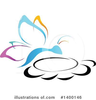 Royalty-Free (RF) Butterfly Clipart Illustration by dero - Stock Sample #1400146