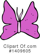 Butterfly Clipart #1409605 by lineartestpilot
