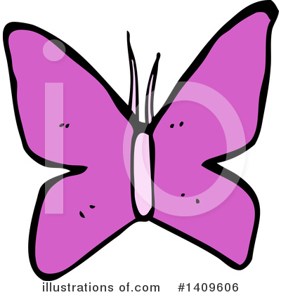 Royalty-Free (RF) Butterfly Clipart Illustration by lineartestpilot - Stock Sample #1409606