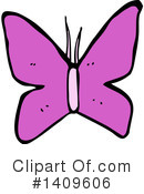 Butterfly Clipart #1409606 by lineartestpilot