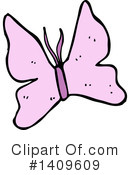Butterfly Clipart #1409609 by lineartestpilot