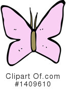 Butterfly Clipart #1409610 by lineartestpilot