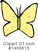 Butterfly Clipart #1409615 by lineartestpilot