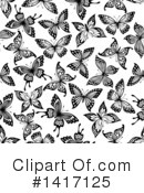 Butterfly Clipart #1417125 by Vector Tradition SM