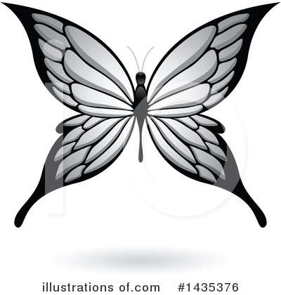 Royalty-Free (RF) Butterfly Clipart Illustration by cidepix - Stock Sample #1435376