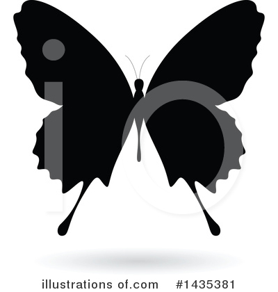 Royalty-Free (RF) Butterfly Clipart Illustration by cidepix - Stock Sample #1435381