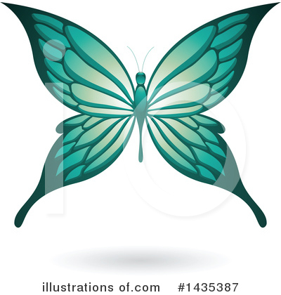 Royalty-Free (RF) Butterfly Clipart Illustration by cidepix - Stock Sample #1435387