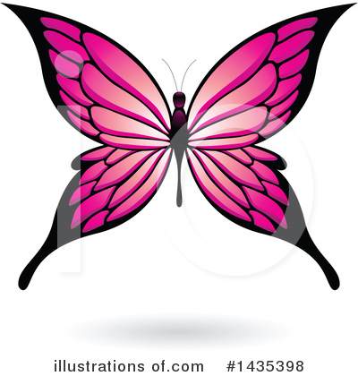 Royalty-Free (RF) Butterfly Clipart Illustration by cidepix - Stock Sample #1435398