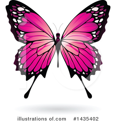 Royalty-Free (RF) Butterfly Clipart Illustration by cidepix - Stock Sample #1435402