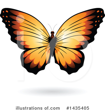 Royalty-Free (RF) Butterfly Clipart Illustration by cidepix - Stock Sample #1435405
