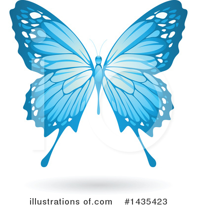 Royalty-Free (RF) Butterfly Clipart Illustration by cidepix - Stock Sample #1435423
