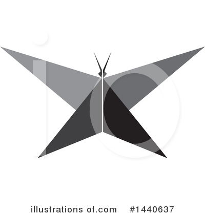 Royalty-Free (RF) Butterfly Clipart Illustration by ColorMagic - Stock Sample #1440637