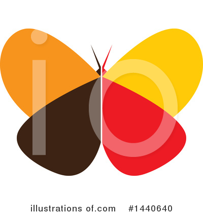 Royalty-Free (RF) Butterfly Clipart Illustration by ColorMagic - Stock Sample #1440640