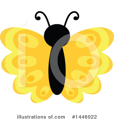 Royalty-Free (RF) Butterfly Clipart Illustration by visekart - Stock Sample #1446022