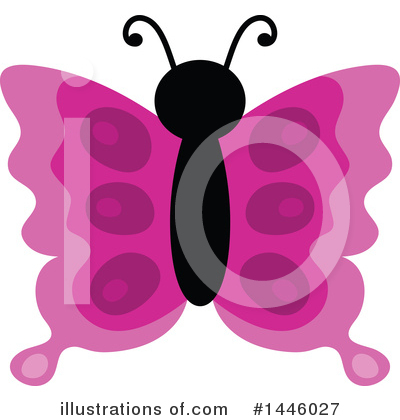 Royalty-Free (RF) Butterfly Clipart Illustration by visekart - Stock Sample #1446027