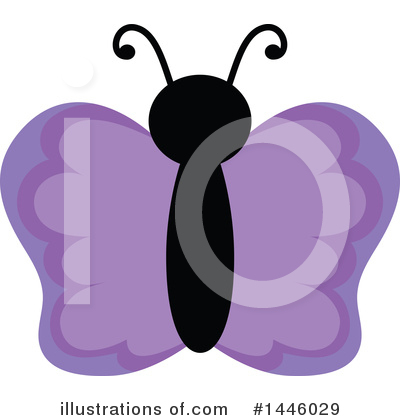 Royalty-Free (RF) Butterfly Clipart Illustration by visekart - Stock Sample #1446029