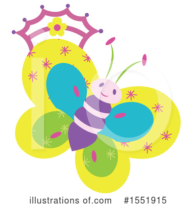 Royalty-Free (RF) Butterfly Clipart Illustration by Cherie Reve - Stock Sample #1551915