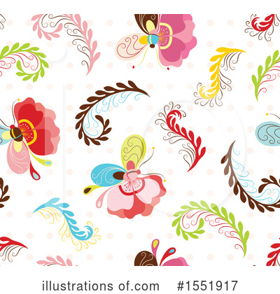 Royalty-Free (RF) Butterfly Clipart Illustration by Cherie Reve - Stock Sample #1551917