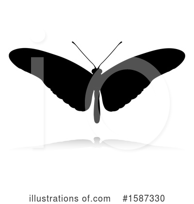 Royalty-Free (RF) Butterfly Clipart Illustration by AtStockIllustration - Stock Sample #1587330