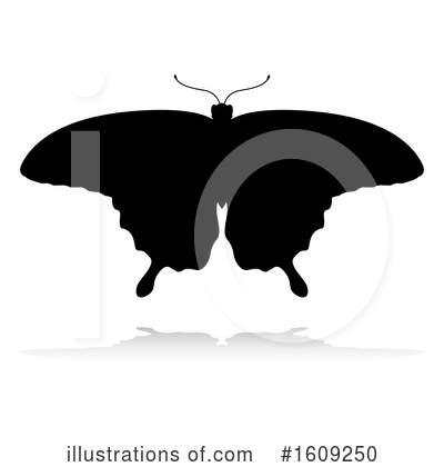 Royalty-Free (RF) Butterfly Clipart Illustration by AtStockIllustration - Stock Sample #1609250