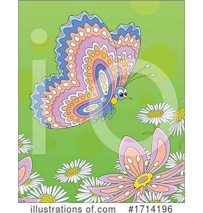 Royalty-Free (RF) Butterfly Clipart Illustration by Alex Bannykh - Stock Sample #1714196
