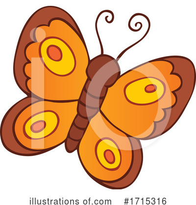Royalty-Free (RF) Butterfly Clipart Illustration by visekart - Stock Sample #1715316