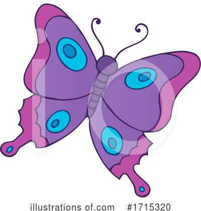 Royalty-Free (RF) Butterfly Clipart Illustration by visekart - Stock Sample #1715320