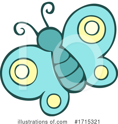 Royalty-Free (RF) Butterfly Clipart Illustration by visekart - Stock Sample #1715321