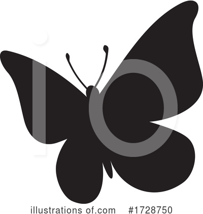 Royalty-Free (RF) Butterfly Clipart Illustration by Any Vector - Stock Sample #1728750