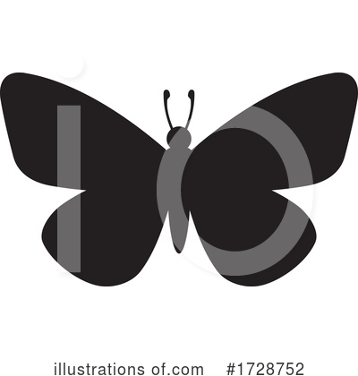 Royalty-Free (RF) Butterfly Clipart Illustration by Any Vector - Stock Sample #1728752