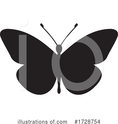 Royalty-Free (RF) Butterfly Clipart Illustration by Any Vector - Stock Sample #1728754