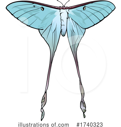 Royalty-Free (RF) Butterfly Clipart Illustration by dero - Stock Sample #1740323