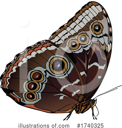 Royalty-Free (RF) Butterfly Clipart Illustration by dero - Stock Sample #1740325
