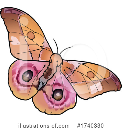 Royalty-Free (RF) Butterfly Clipart Illustration by dero - Stock Sample #1740330