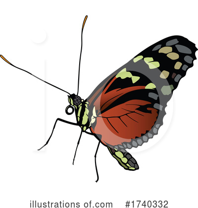 Royalty-Free (RF) Butterfly Clipart Illustration by dero - Stock Sample #1740332
