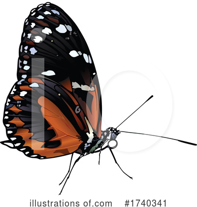 Royalty-Free (RF) Butterfly Clipart Illustration by dero - Stock Sample #1740341