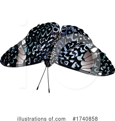 Royalty-Free (RF) Butterfly Clipart Illustration by dero - Stock Sample #1740858