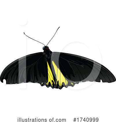 Royalty-Free (RF) Butterfly Clipart Illustration by dero - Stock Sample #1740999
