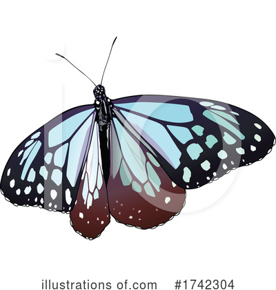 Royalty-Free (RF) Butterfly Clipart Illustration by dero - Stock Sample #1742304